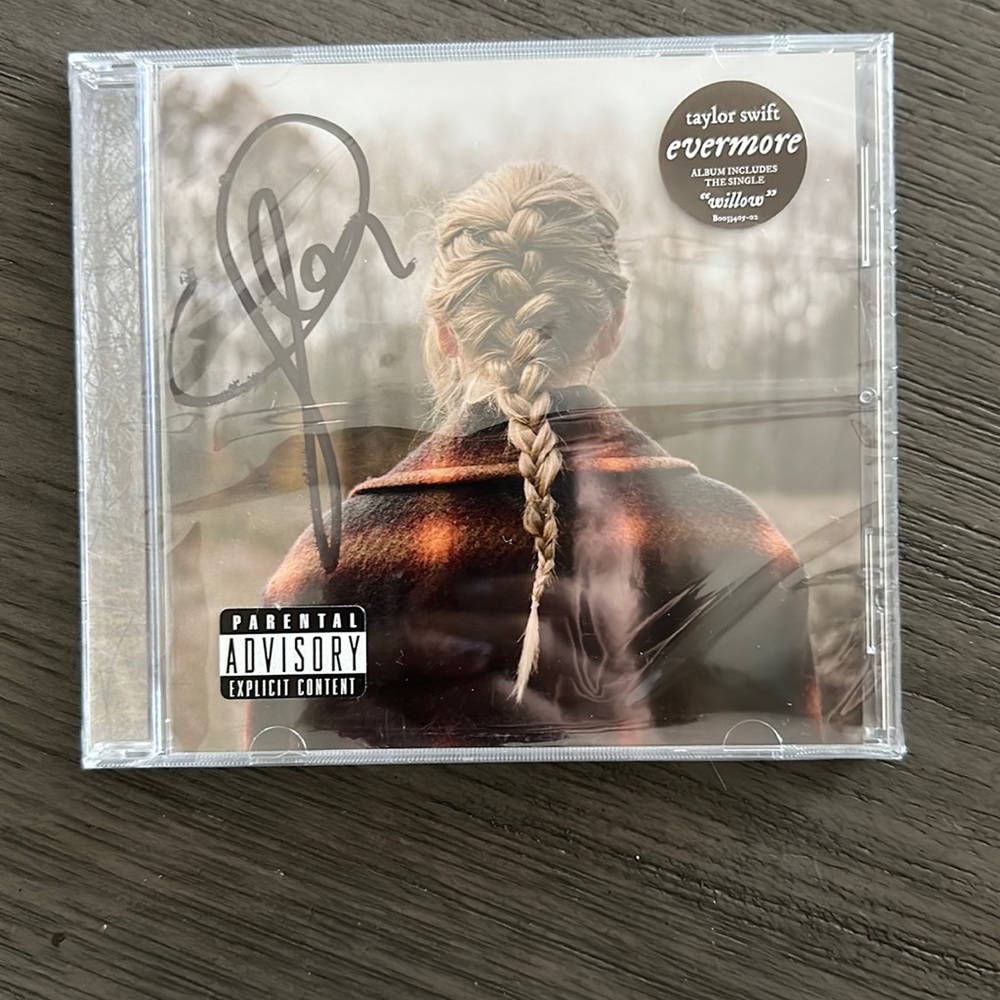 Signed evermore CD - Taylor Swift
